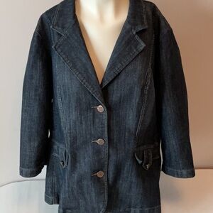L.A. Blues Vintage Jean Blazer
